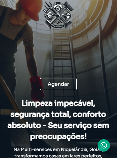 Projeto de Landing page de empresas de serviços gerais